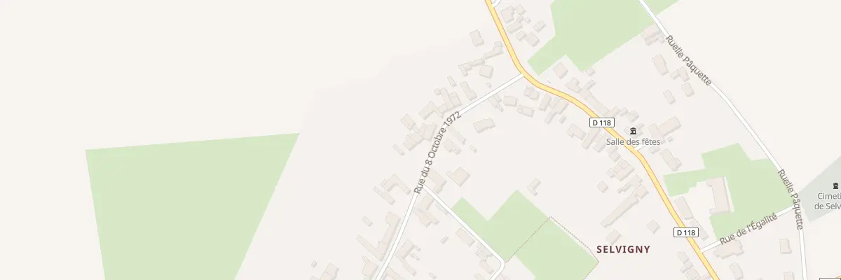 Plan du 10 Rue du 8 Octobre 1972 à Walincourt-Selvigny