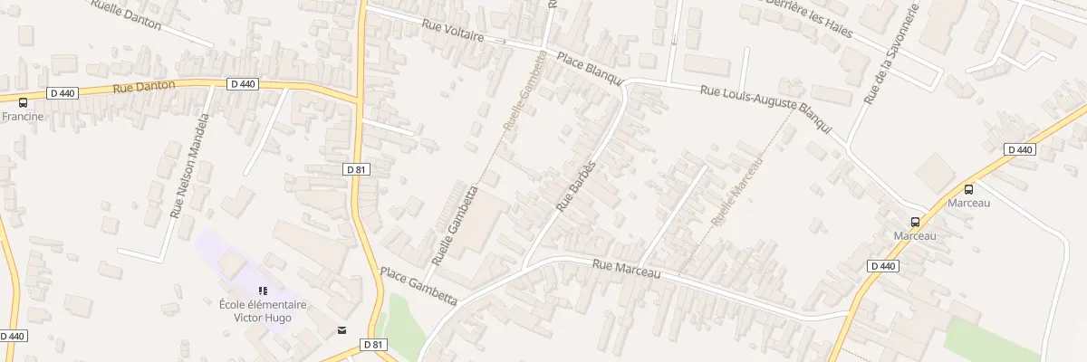 Plan du 11 Rue Barbes à Escaudain