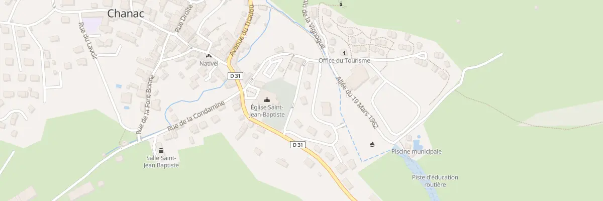 Plan du 9 Rue Lucien Gache à Chanac