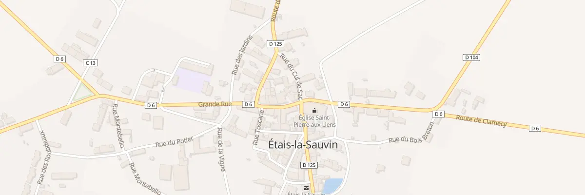 Plan du 4 Rue Grande Rue à Étais-la-Sauvin