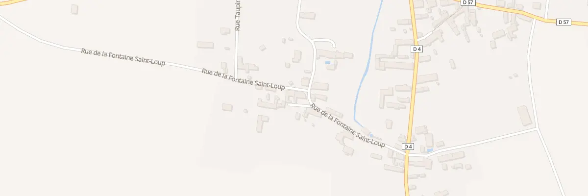 Plan du 9 Rue de la Fontaine St Loup à Chassy
