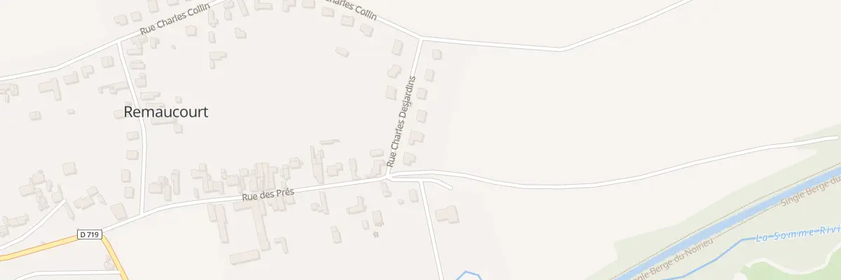 Plan du 4 Rue Charles Desjardins à Remaucourt