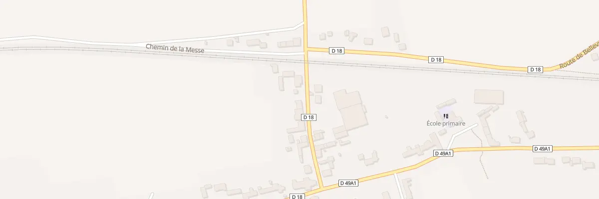 Plan du 11 Rue de la Gare à Hermé