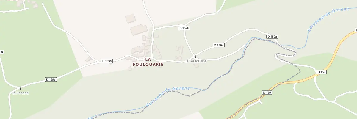Plan du 5329 La Foulquarie à Lanuéjols