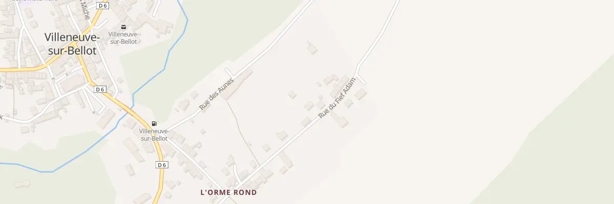Plan du 13 Rue du Fief Adam à Villeneuve-sur-Bellot