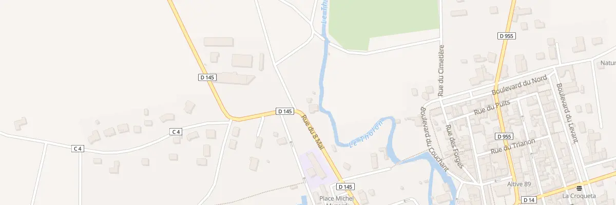 Plan du 14X Rue du Huit Mai à Montholon