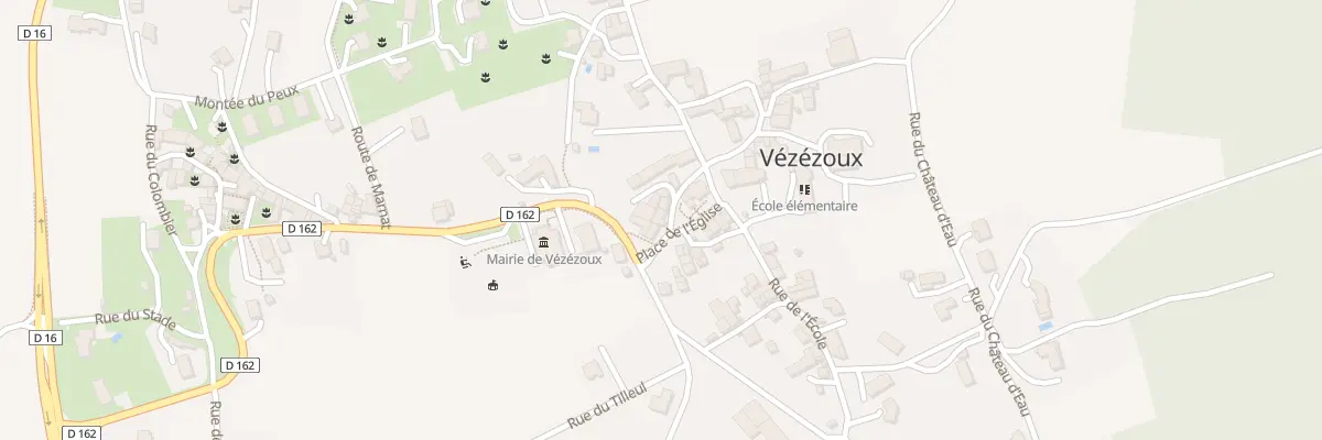Plan du 5 Pl de l’Eglise à Vézézoux