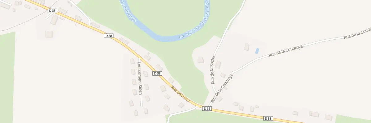 Plan du 1 Rue de la Roche à Prémery