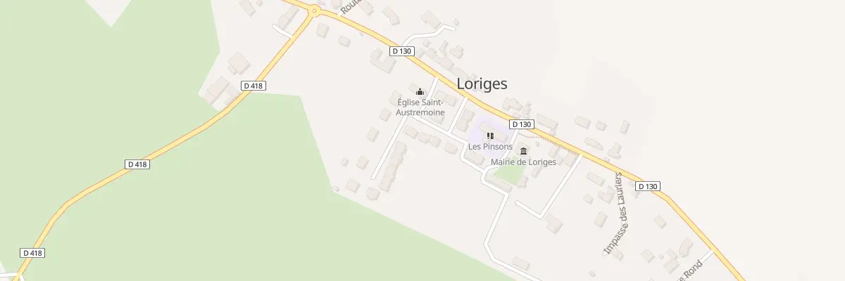 Plan du 9 Rue de la Louagerie à Loriges