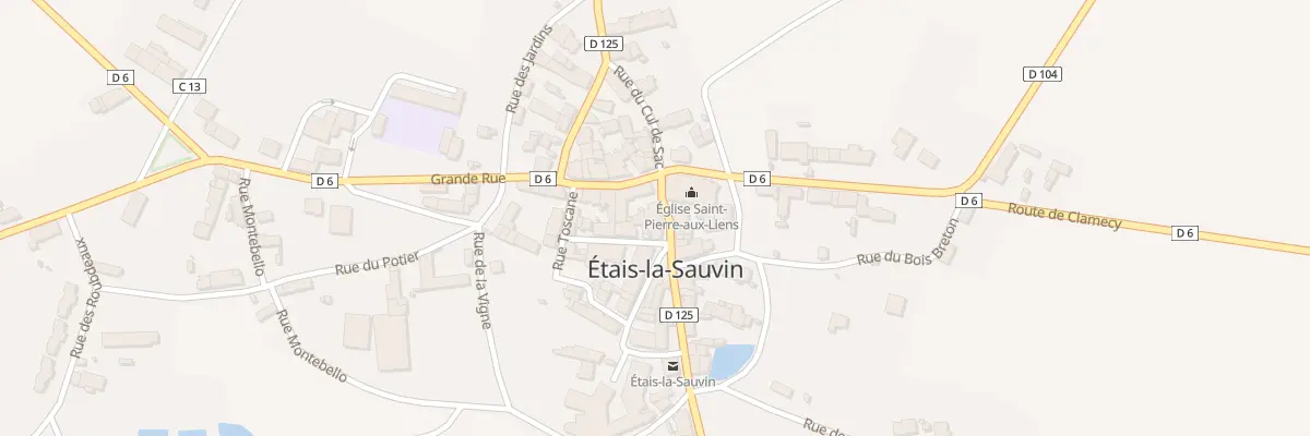 Plan du 2B Rte de la Gare à Étais-la-Sauvin