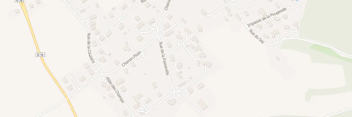 Plan du 7 Rue de la Passerelle à Vézézoux
