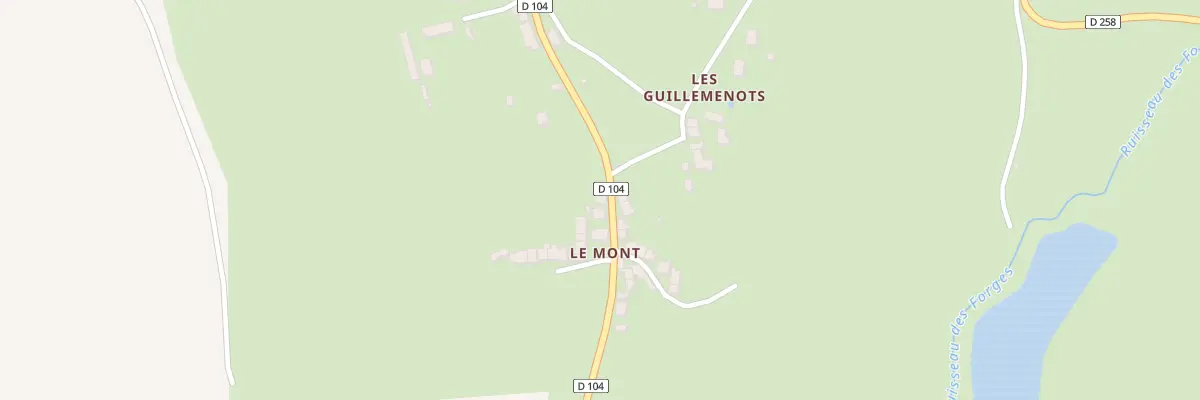 Plan du 20 Rte de St Benin d’Azy à Saint-Sulpice