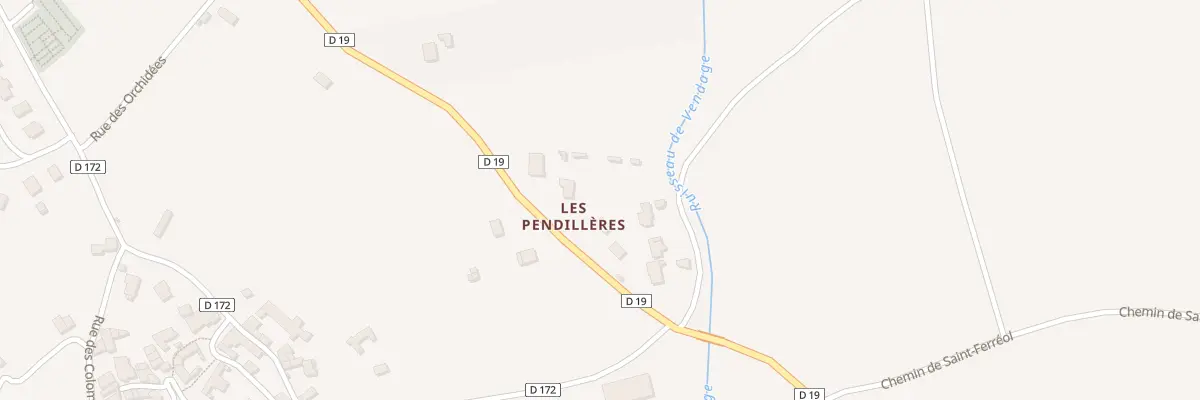 Plan du 13 Les Pendilleres à Beaumont
