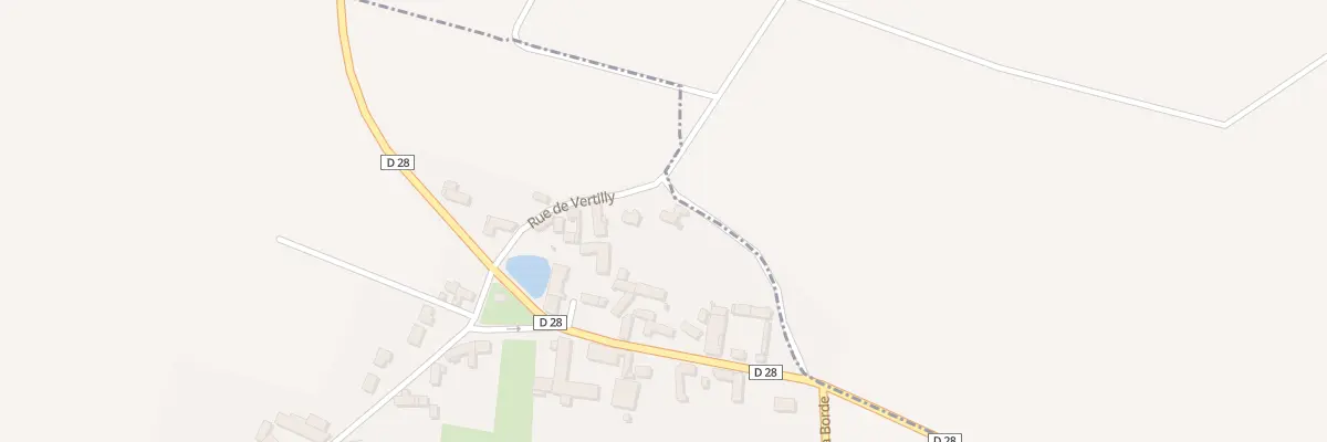 Plan du 10 Rue de Vertilly à Thorigny-sur-Oreuse
