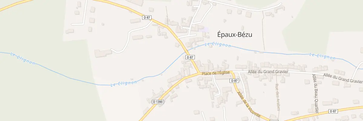 Plan du 4 All des Seigneurs de Lyons à Épaux-Bézu