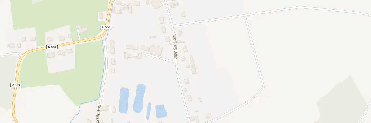 Plan du 23 Rue du Pont Belin à Servais