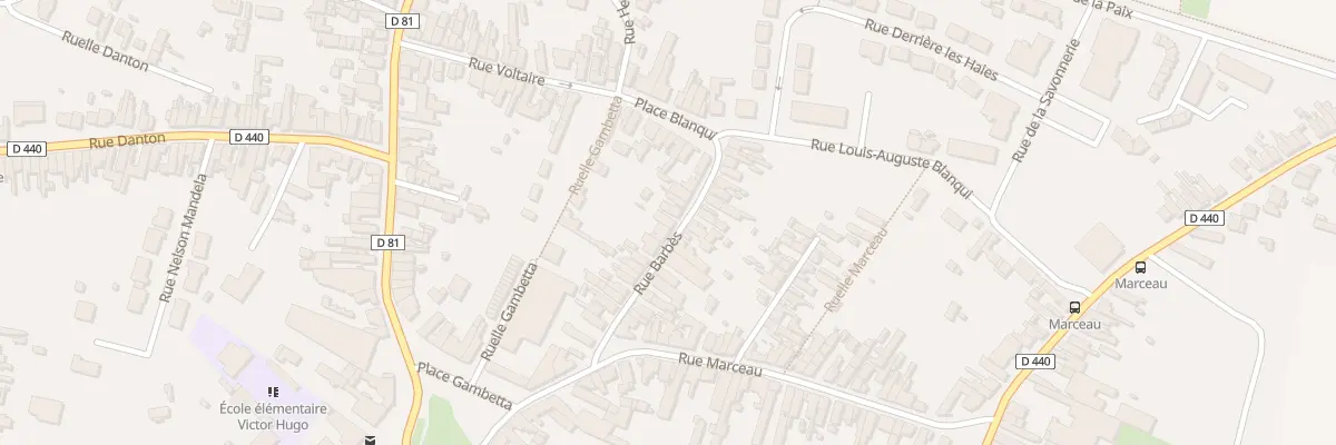 Plan du 19 Rue Barbes à Escaudain