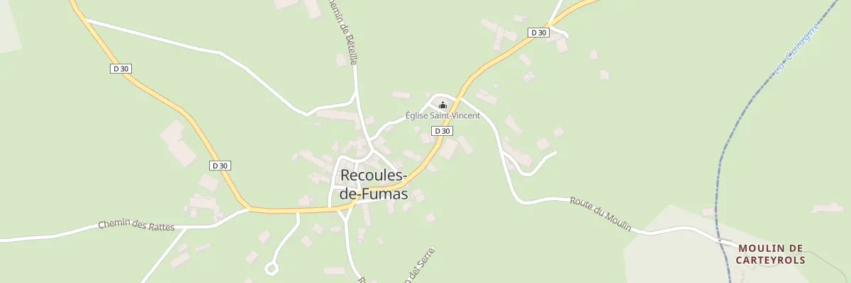Plan du 5034 Recoules de Fumas à Recoules-de-Fumas
