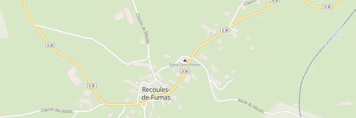 Plan du 5040 Recoules de Fumas à Recoules-de-Fumas