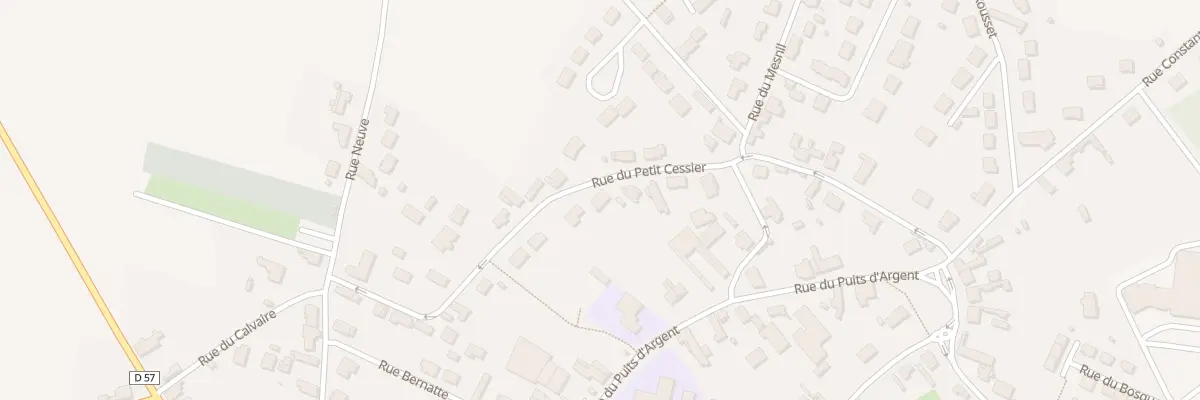 Plan du 14 Rue du Petit Cessier à Itancourt