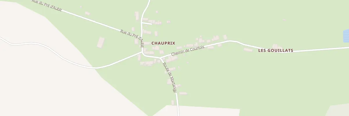 Plan du 4 Che de Courtois à Nolay