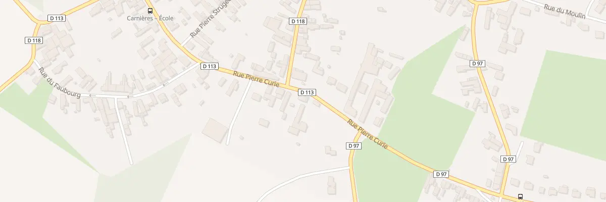 Plan du 32 Rue Pierre Curie à Carnières
