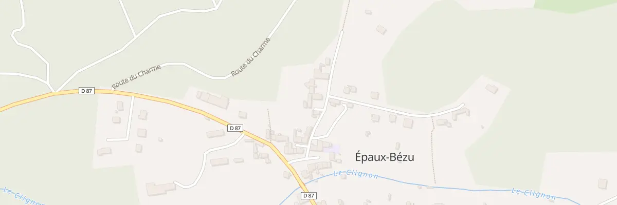 Plan du 2 Cour Baron à Épaux-Bézu
