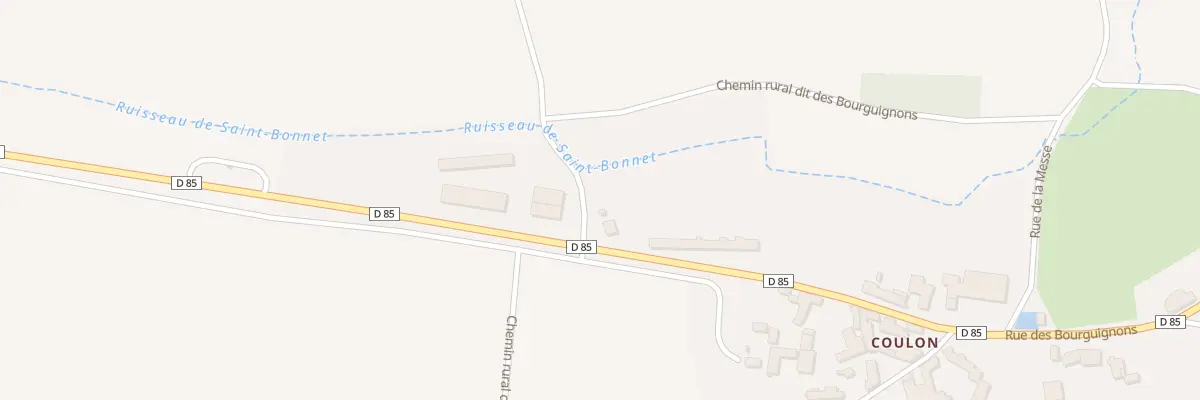 Plan du 23 Coulon à Sementron