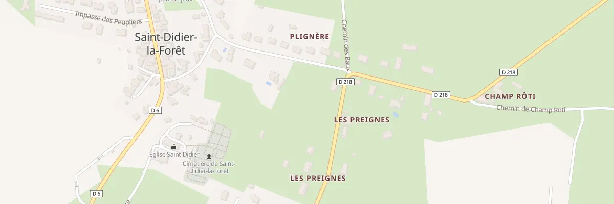 Plan du 19 Rue du Château d’Eau à Saint-Didier-la-Forêt