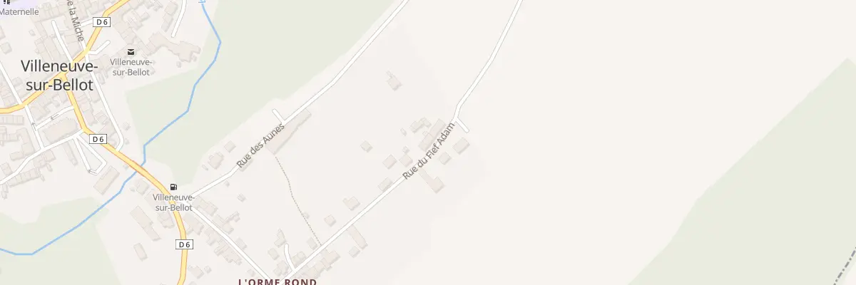Plan du 15 Rue du Fief Adam à Villeneuve-sur-Bellot