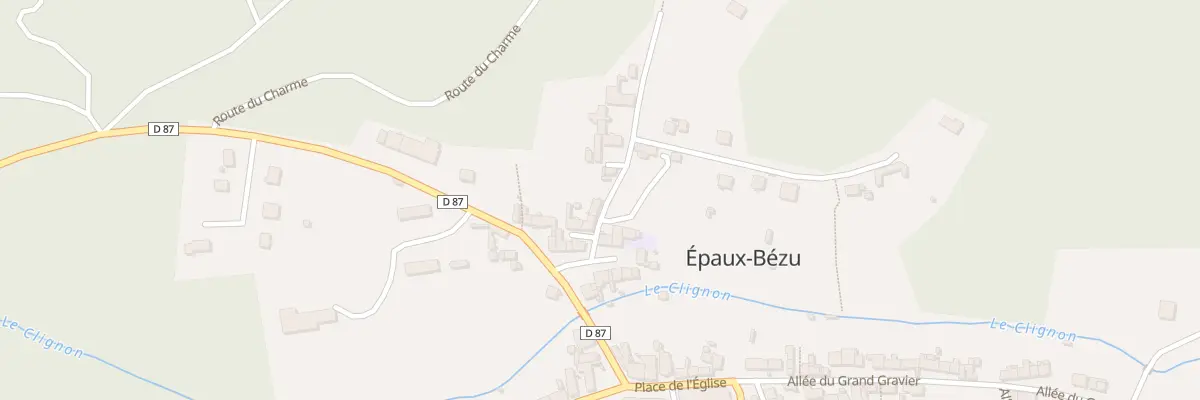 Plan du 5 All de la Montagne à Épaux-Bézu