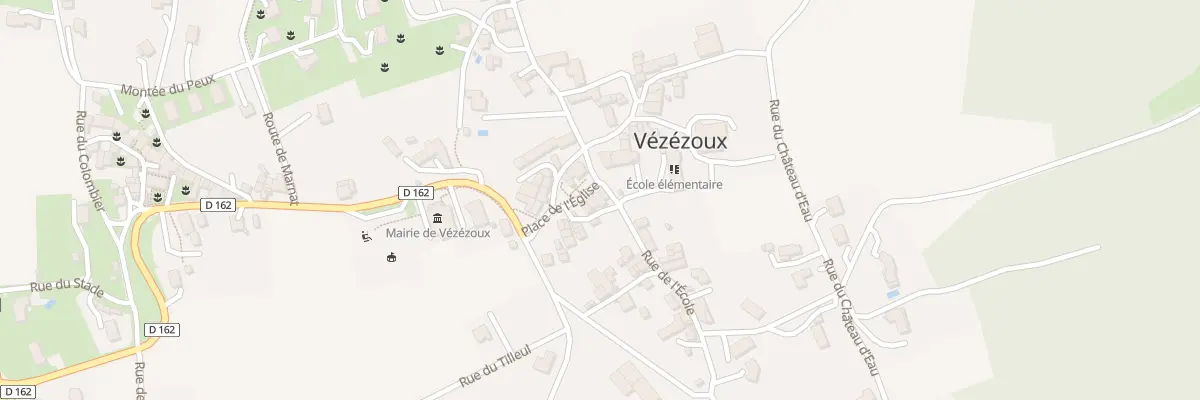 Plan du 5014 Pl de l’Eglise à Vézézoux