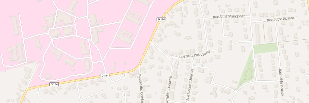 Plan du 42 Rte de Gennetines à Yzeure