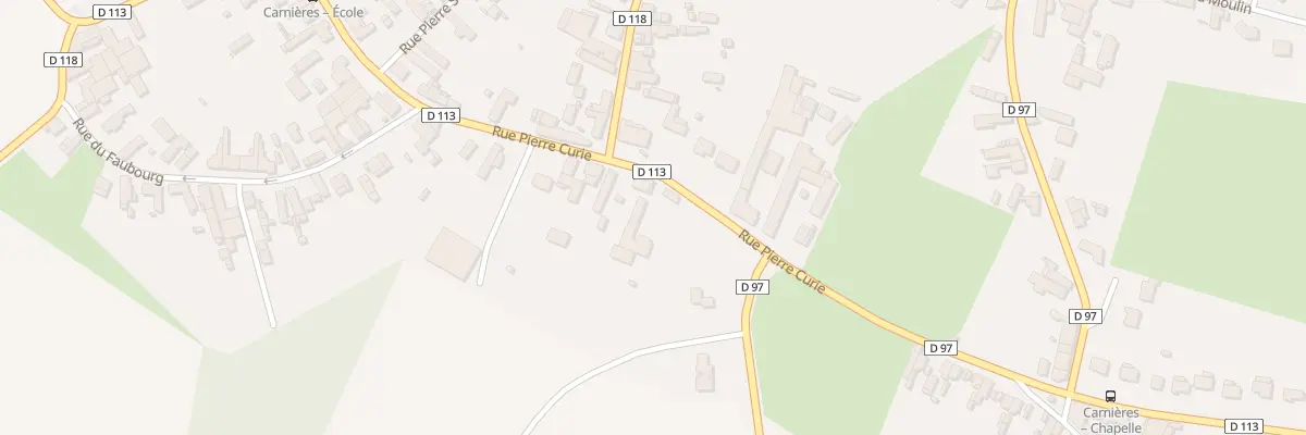Plan du 34 Rue Pierre Curie à Carnières