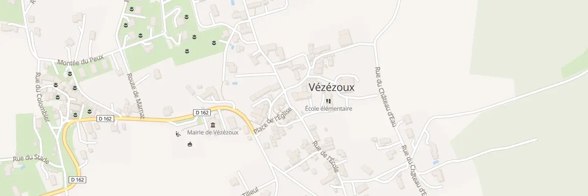 Plan du 2 Pl de l’Ancien Four à Vézézoux