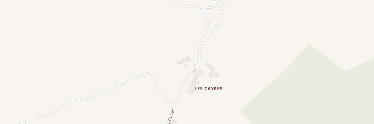 Plan du 1 Les Cayres à Rimeize