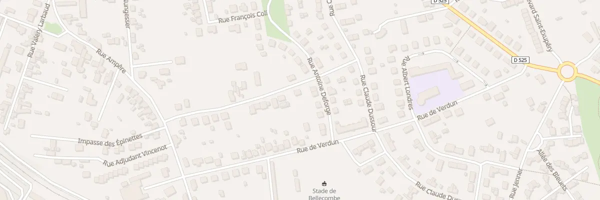 Plan du 29 Rue des Vignots à Yzeure