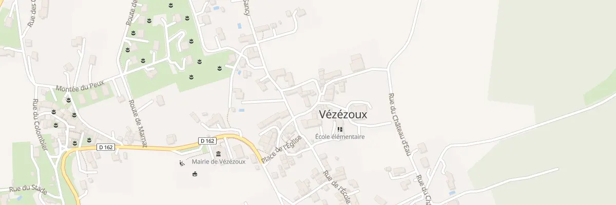 Plan du 1 Rue du Four à Vézézoux