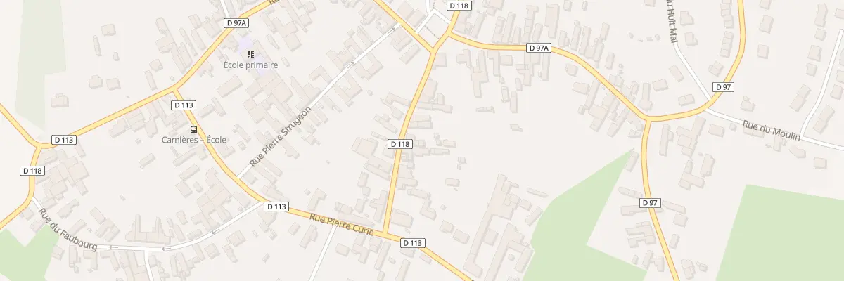 Plan du 13 Rue Roger Salengro à Carnières