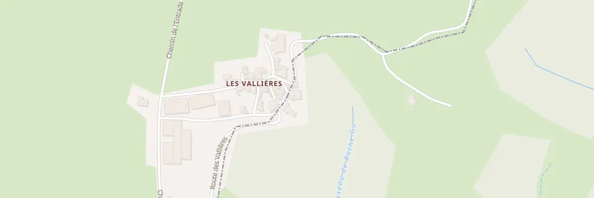 Plan du 201 Les Vallieres à Manglieu