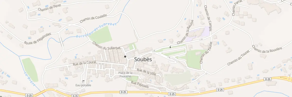 Plan du 5B Che des Garennes à Soubès