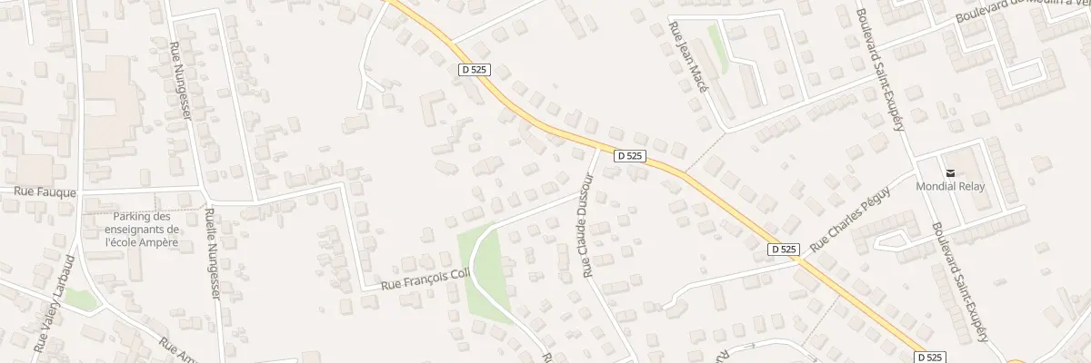 Plan du 3 Rue Antoine Deforge à Yzeure