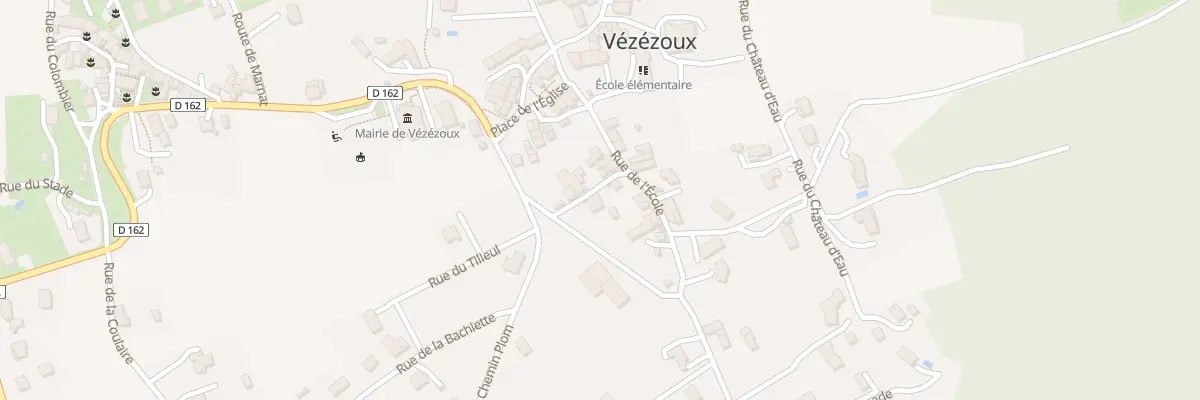 Plan du 6 Rue de la Fontaine à Vézézoux