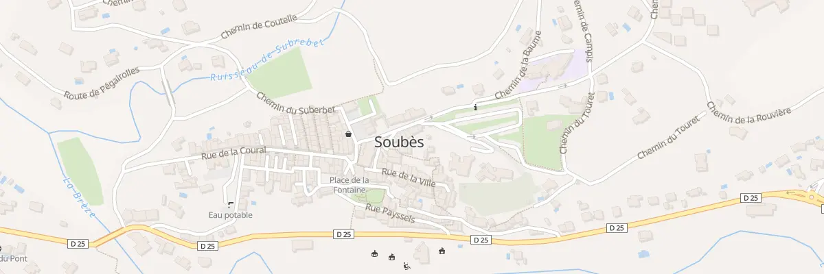 Plan du 4 Che des Garennes à Soubès