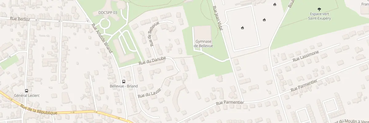 Plan du 22 Rue du Danube à Yzeure