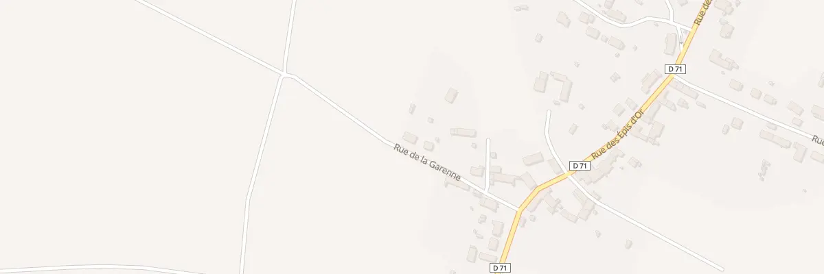 Plan du 14 Rue de la Garenne à Cerneux