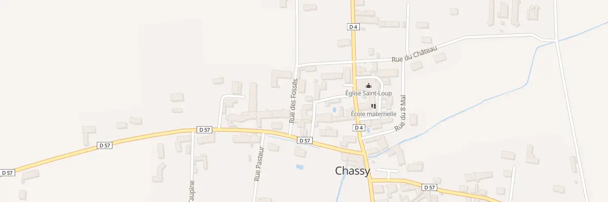Plan du 4 Rue du Fort à Chassy
