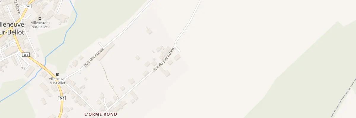 Plan du 22 Rue du Fief Adam à Villeneuve-sur-Bellot