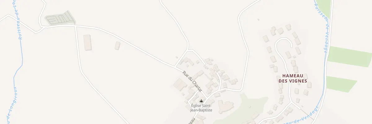 Plan du 8 Rue de Charlat à Paulhac
