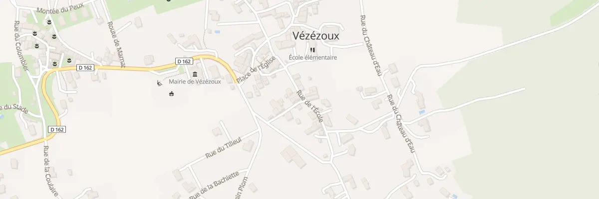 Plan du 5001 Rue de la Fontaine à Vézézoux